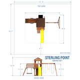 Sterling Point Swing Set angle 24