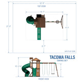 Tacoma Falls Swing Set angle 4