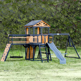 Timber Crossing Swing Set angle 1