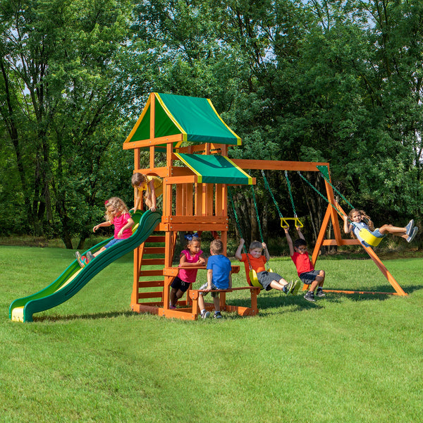 Tucson Swing Set View 2 - Noxmow Official Hardware
