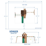 Voyager Swing Set angle 10