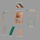 Voyager Swing Set angle 12
