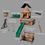 Woodridge Elite Swing Set angle 25