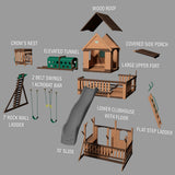 Woodridge Elite Swing Set angle 14
