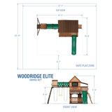 Woodridge Elite Swing Set angle 16