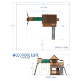 Woodridge Elite Swing Set angle 27