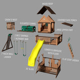 Woodridge Elite Swing Set angle 37