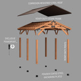 24x12 Norwood Carport/Gazebo angle 11