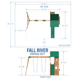 Fall River Swing Set angle 2