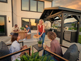 Lancaster | L-Shape Outdoor Kitchen with Built-In Grill & Pizza Oven angle 25