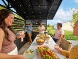 Langston | Covered Walk-In Outdoor Kitchen with Built-In Grill & Pizza Oven angle 33