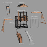 Oceanview II Swing Set angle 15