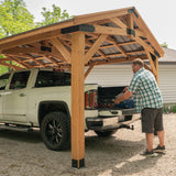 24x12 Norwood Carport/Gazebo angle 5
