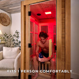 Rylan Indoor Infrared Sauna – 1 Person angle 7