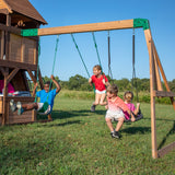 Cedar Cove Swing Set angle 8