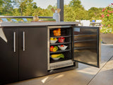 Edgemont Bay | U-Shape Outdoor Kitchen with Bar Seating, Grill & Pizza Oven angle 9