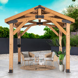 10x10 Norwood Gazebo angle 9