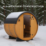 Paxton Outdoor Barrel Sauna – 4-6 Person angle 1