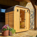 Lennon Outdoor Cube Sauna – 2-4 Person angle 2