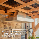 Timber Rock Outdoor Argentine Grill Cook Station angle 3