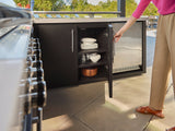 Edgemont Bay | U-Shape Outdoor Kitchen with Bar Seating, Grill & Pizza Oven angle 14