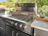 Lancaster | Galley Outdoor Kitchen with Built-In Grill & Pizza Oven angle 5