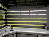 Langston | Covered Appliance-Ready Outdoor Kitchen with Refrigerator & Sink angle 7
