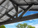 Lancaster | 16x14 Steel Gazebo with Gable Roof angle 5