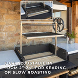 Timber Rock Outdoor Argentine Grill Cook Station angle 6