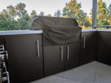 Edgemont Bay | U-Shape Outdoor Kitchen with Bar Seating, Grill & Pizza Oven angle 20