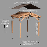 16x12 Norwood Gazebo angle 11