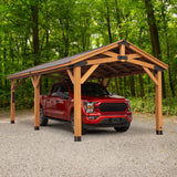 24x12 Norwood Carport/Gazebo angle 1
