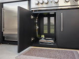 Emory | Corner Outdoor Kitchen Island with Built-In Grill & Pizza Oven angle 19