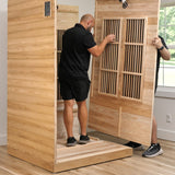 Rylan Indoor Infrared Sauna – 1 Person angle 14