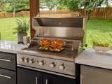 Emory | 9-Foot Outdoor Kitchen Island with Built-In Grill angle 5