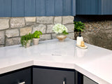 Emory | Corner Outdoor Kitchen Island with Built-In Grill & Pizza Oven angle 13