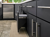 Emory | Corner Outdoor Kitchen Island with Bar Seating & Built-In Grill – Left angle 12