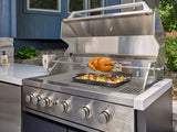 Emory | Corner Outdoor Kitchen Island with Built-In Grill & Pizza Oven angle 6