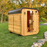Lennon Outdoor Cube Sauna – 4-6 Person angle 2