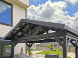 Lancaster | L-Shape Outdoor Kitchen with Built-In Grill & Pizza Oven angle 22
