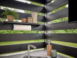 Langston | Covered Walk-In Outdoor Kitchen with Built-In Grill & Pizza Oven angle 21