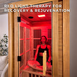 Rylan Indoor Infrared Sauna – 1 Person angle 10