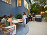 Emory | Corner Outdoor Kitchen Island with Built-In Grill & Pizza Oven angle 26