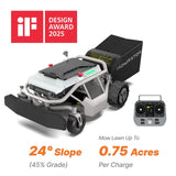 Mowrator S1 2WD Remote Control Lawn Mower | 12Ah, 45% Slope angle 1