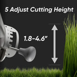 Mowrator S1 2WD Remote Control Lawn Mower | 12Ah, 45% Slope angle 8