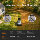 Mowrator S1 4WD 119% Slope Remote Control Lawn Mower | Grip Tread Tire Edition angle 3