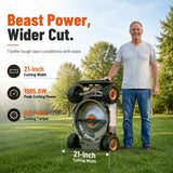 Mowrator S1 4WD 119% Slope Remote Control Lawn Mower | Grip Tread Tire Edition angle 4