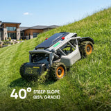 Mowrator S1 4WD 85% Slope Remote Control Lawn Mower | Wide Wheel Edition angle 3