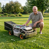 Mowrator S1 4WD 85% Slope Remote Control Lawn Mower | Wide Wheel Edition angle 9