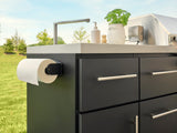 Emory | 9-Foot Outdoor Kitchen Island with Built-In Grill angle 12